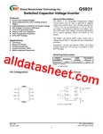 G5931 데이터시트(PDF) - Global Mixed-mode Technology Inc G5931 데이터시트(PDF)