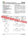 G9338 데이터시트(PDF) - Global Mixed-mode Technology Inc G9338 데이터시트(PDF)