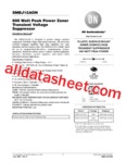 SMBJ12AON 데이터시트(PDF) - ON Semiconductor SMBJ12AON 데이터시트(PDF)