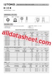 C3B-A0140 데이터시트(PDF) - TOKO, Inc C3B-A0140 데이터시트(PDF)