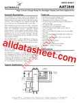 AAT2848 데이터시트(PDF) - Skyworks Solutions Inc. AAT2848 데이터시트(PDF)