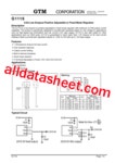 G1116 데이터시트(PDF) - GTM CORPORATION G1116 데이터시트(PDF)