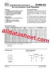 G1084-33TU3UF 데이터시트(PDF) - Global Mixed-mode Technology Inc G1084-33TU3UF 데이터시트(PDF)