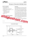 A1171 데이터시트(PDF) - Allegro MicroSystems A1171 데이터시트(PDF)
