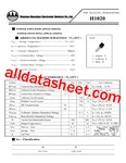 H1020 Datasheet(PDF) - SHANTOU HUASHAN ELECTRONIC DEVICES CO.,LTD H1020 Datasheet(PDF)