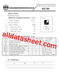 H1740 데이터시트(PDF) - SHANTOU HUASHAN ELECTRONIC DEVICES CO.,LTD H1740 데이터시트(PDF)