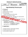 KPC357NT0T 데이터시트(PDF) - COSMO Electronics Corporation KPC357NT0T 데이터시트(PDF)