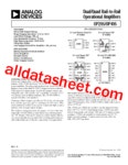 OP295 데이터시트(PDF) - Analog Devices OP295 데이터시트(PDF)