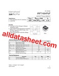 IRF7495TRPBF 데이터시트(PDF) - International Rectifier IRF7495TRPBF 데이터시트(PDF)