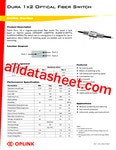 DURA-S0317 데이터시트(PDF) - OPLINK Communications Inc. DURA-S0317 데이터시트(PDF)