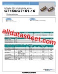G7150 데이터시트(PDF) - Hamamatsu Corporation G7150 데이터시트(PDF)