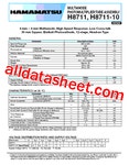 H8711 Datasheet(PDF) - Hamamatsu Corporation H8711 Datasheet(PDF)