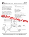MK3233-01STR 데이터시트(PDF) - Integrated Circuit Systems MK3233-01STR 데이터시트(PDF)
