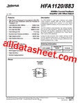 HFA1120 데이터시트(PDF) - Intersil Corporation HFA1120 데이터시트(PDF)