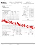 A1274 데이터시트(PDF) - KEC(Korea Electronics) A1274 데이터시트(PDF)