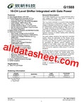 G1588 데이터시트(PDF) - Global Mixed-mode Technology Inc G1588 데이터시트(PDF)