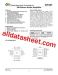 G1431_15 데이터시트(PDF) - Global Mixed-mode Technology Inc G1431_15 데이터시트(PDF)