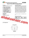 G3208 데이터시트(PDF) - Global Mixed-mode Technology Inc G3208 데이터시트(PDF)