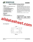 G3205 데이터시트(PDF) - Global Mixed-mode Technology Inc G3205 데이터시트(PDF)