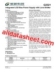 G2521 데이터시트(PDF) - Global Mixed-mode Technology Inc G2521 데이터시트(PDF)