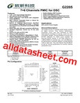 G2205 Datasheet(PDF) - Global Mixed-mode Technology Inc G2205 Datasheet(PDF)