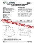 G5010 Datasheet(PDF) - Global Mixed-mode Technology Inc G5010 Datasheet(PDF)