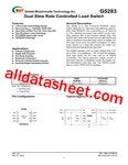 G5283 데이터시트(PDF) - Global Mixed-mode Technology Inc G5283 데이터시트(PDF)