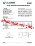 G5691 데이터시트(PDF) - Global Mixed-mode Technology Inc G5691 데이터시트(PDF)