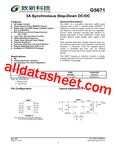 G5671 데이터시트(PDF) - Global Mixed-mode Technology Inc G5671 데이터시트(PDF)