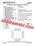 G5567 Datasheet(PDF) - Global Mixed-mode Technology Inc G5567 Datasheet(PDF)