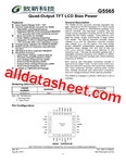 G5565 데이터시트(PDF) - Global Mixed-mode Technology Inc G5565 데이터시트(PDF)