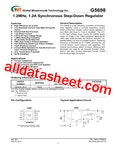 G5698 데이터시트(PDF) - Global Mixed-mode Technology Inc G5698 데이터시트(PDF)