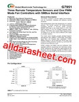 G7951 데이터시트(PDF) - Global Mixed-mode Technology Inc G7951 데이터시트(PDF)