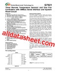 G7921 데이터시트(PDF) - Global Mixed-mode Technology Inc G7921 데이터시트(PDF)