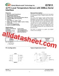 G7811 데이터시트(PDF) - Global Mixed-mode Technology Inc G7811 데이터시트(PDF)