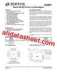 G5967 데이터시트(PDF) - Global Mixed-mode Technology Inc G5967 데이터시트(PDF)