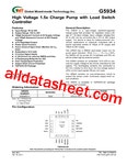 G5934 데이터시트(PDF) - Global Mixed-mode Technology Inc G5934 데이터시트(PDF)
