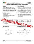 G9291 Datasheet(PDF) - Global Mixed-mode Technology Inc G9291 Datasheet(PDF)