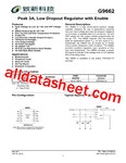 G9662 데이터시트(PDF) - Global Mixed-mode Technology Inc G9662 데이터시트(PDF)