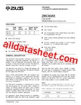Z86C60 데이터시트(PDF) - Zilog, Inc. Z86C60 데이터시트(PDF)