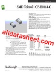 CP-H0114 데이터시트(PDF) - Coilcraft lnc. CP-H0114 데이터시트(PDF)