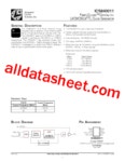 ICS840011 데이터시트(PDF) - Integrated Circuit Systems ICS840011 데이터시트(PDF)