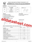 CJM7201 Datasheet(PDF) - Jiangsu Changjiang Electronics Technology Co., Ltd CJM7201 Datasheet(PDF)