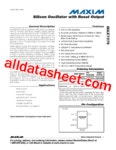 MAX7376 데이터시트(PDF) - Maxim Integrated Products MAX7376 데이터시트(PDF)