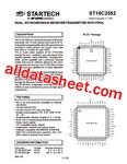 ST16C2552IJ44 데이터시트(PDF) - Exar Corporation ST16C2552IJ44 데이터시트(PDF)