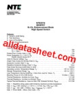 NTE2374 데이터시트(PDF) - NTE Electronics NTE2374 데이터시트(PDF)