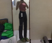 원래 바지26에 164/ 46,~8kg 레깅스 s를 입는데 수업을... 바지26에 164/ 46,~8kg 레깅스 s를 입는데  수업을 오래하다보니 레깅스들이... 