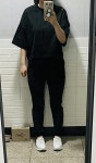 저는 키162에 66키로 뚱뚱족입니다ㅎ 우선 사이즈는 좀 딱맞게... 키162에 66키로 뚱뚱족입니다ㅎ 우선 사이즈는 좀 딱맞게 입으려고... 