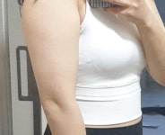 예뿌네용~ 흰색은 때가 잘 타지만 , 또 때가 잘빠지기도합니다. 재질 좋네요 운동할 맛 REVIEW - 안다르 예뿌네용~ 흰색은 때가 잘... 