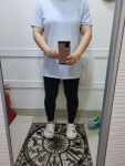 키152 통통66입니다 옷이 넉넉해요. 한여름엔 조금 더울거 같지만 만족합니다~^^ REVIEW - 안다르 키152... 